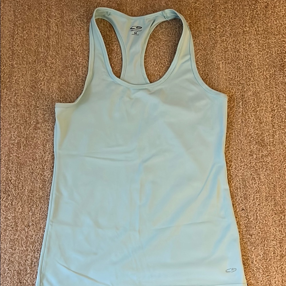 Women's Light Blue Athletic Tank Top